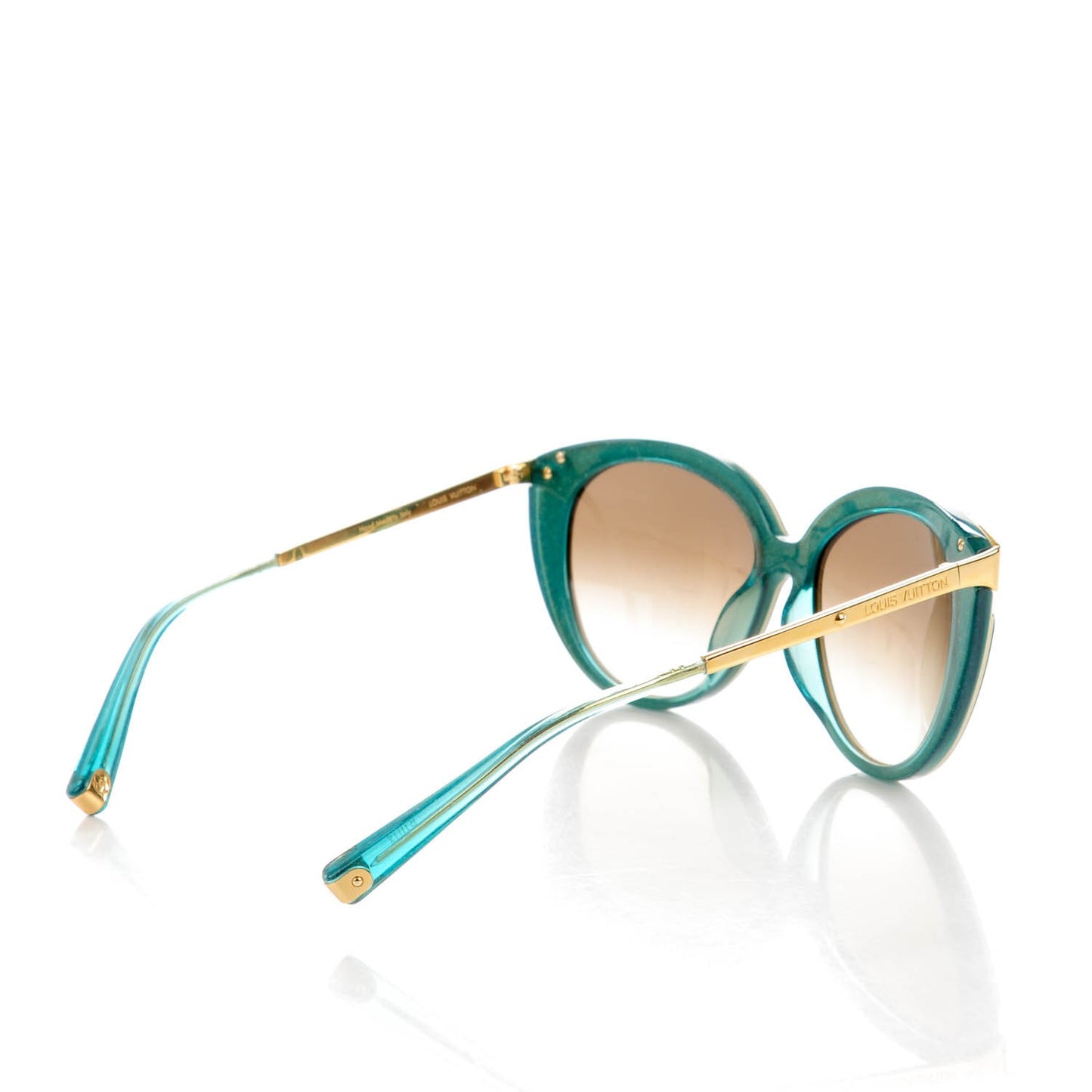 Amber Cat Eye Sunglasses Z0621E Petrole Blue