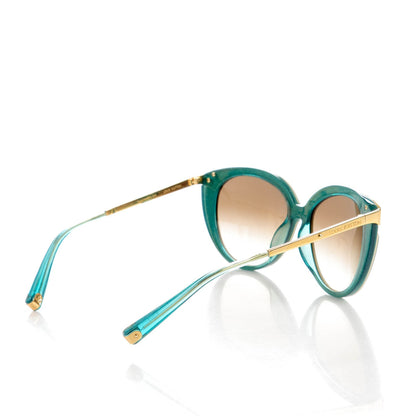 Louis Vuitton Amber Cat Eye Sunglasses Z0621E Petrole Blue 3 of 7