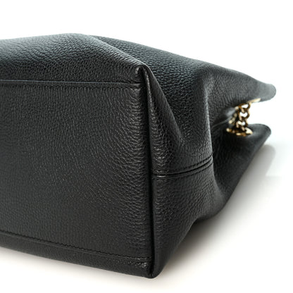 Gucci Pebbled Calfskin Medium Soho Chain Shoulder Bag Black 10 of 10