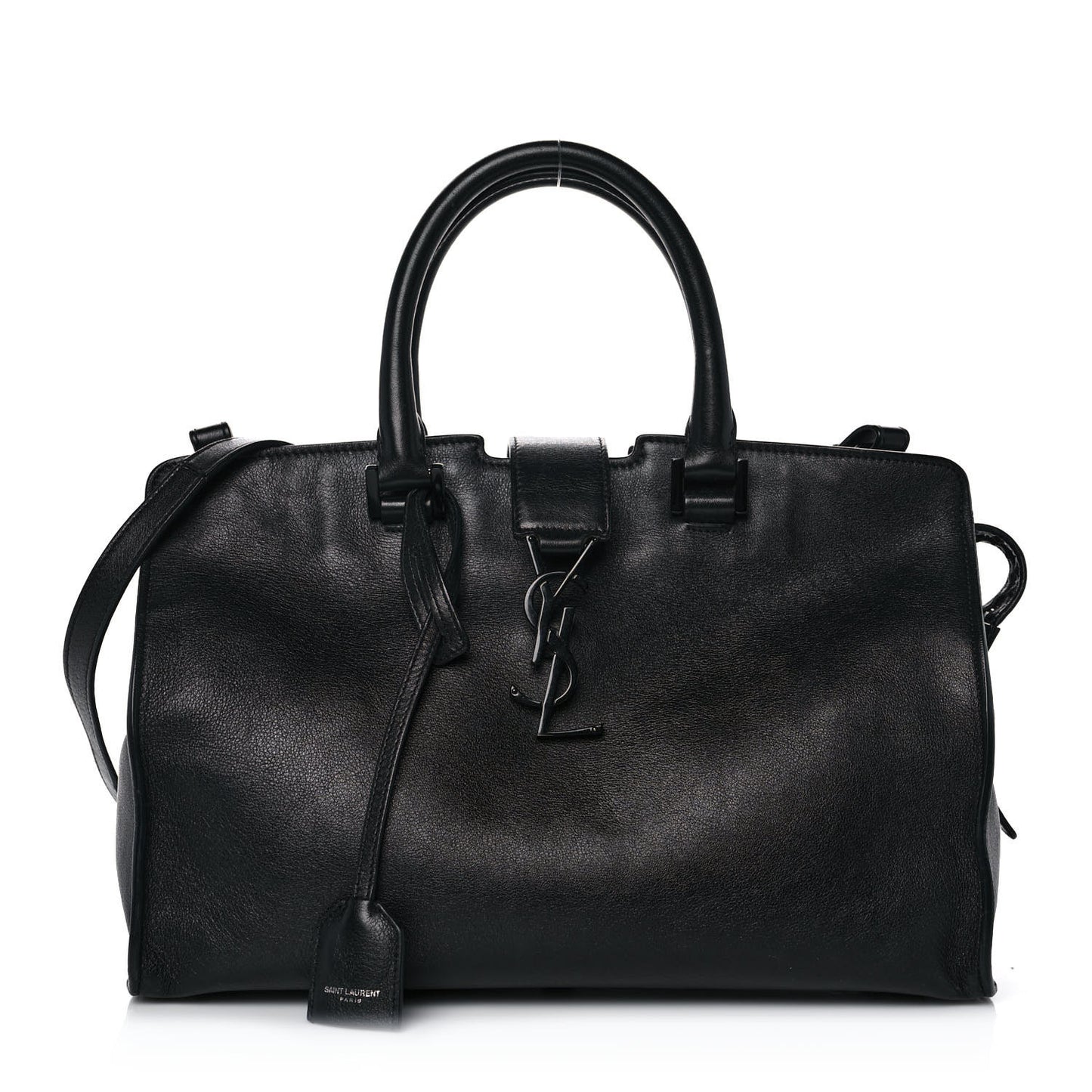 Calfskin Small Monogram Cabas Black