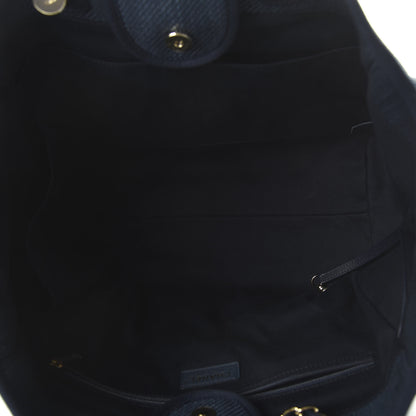 Chanel Denim Medium Deauville Tote Dark Blue 5 of 10