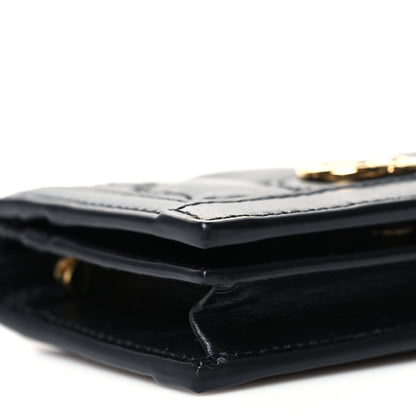 Gucci Calfskin GG Matelasse Card Case Wallet Black 9 of 10