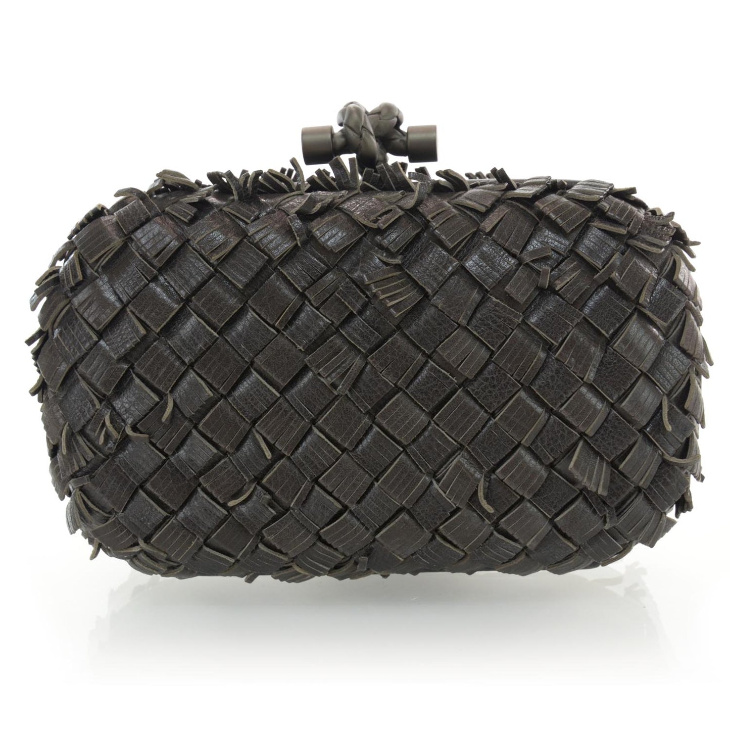 Sfrangiato Knot Clutch Nero Black