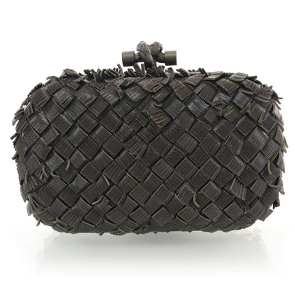 Bottega Veneta Sfrangiato Knot Clutch Nero Black 1 of 6