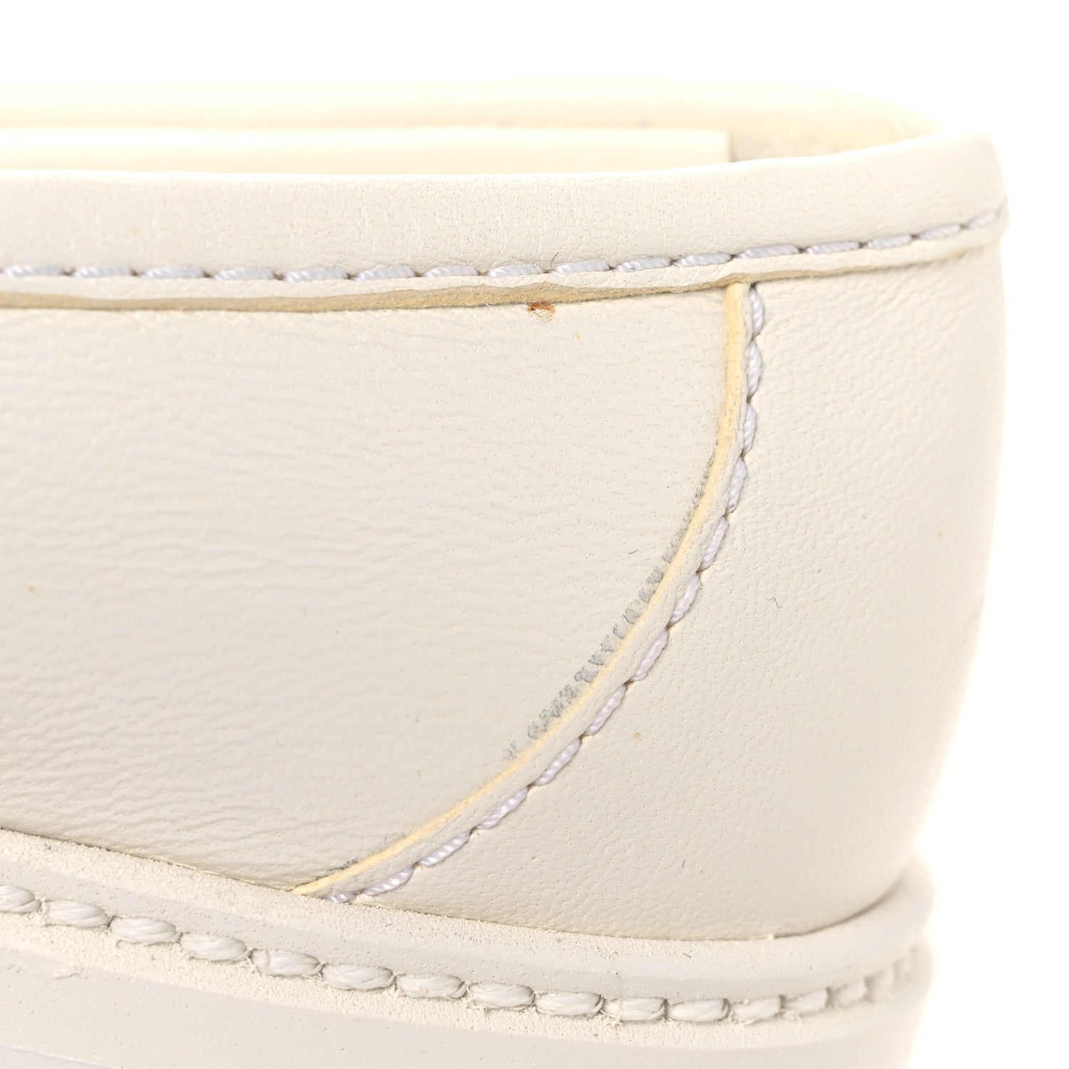 Chanel Shiny Lambskin Quilted CC Turnlock Loafers 37.5 White 11 of 12