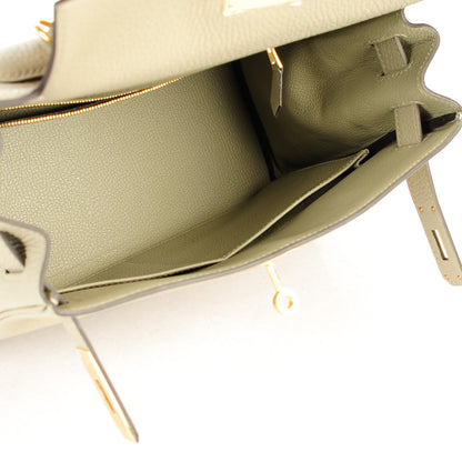 Hermes Taurillon Clemence Kelly Retourne 28 Sauge 7 of 24