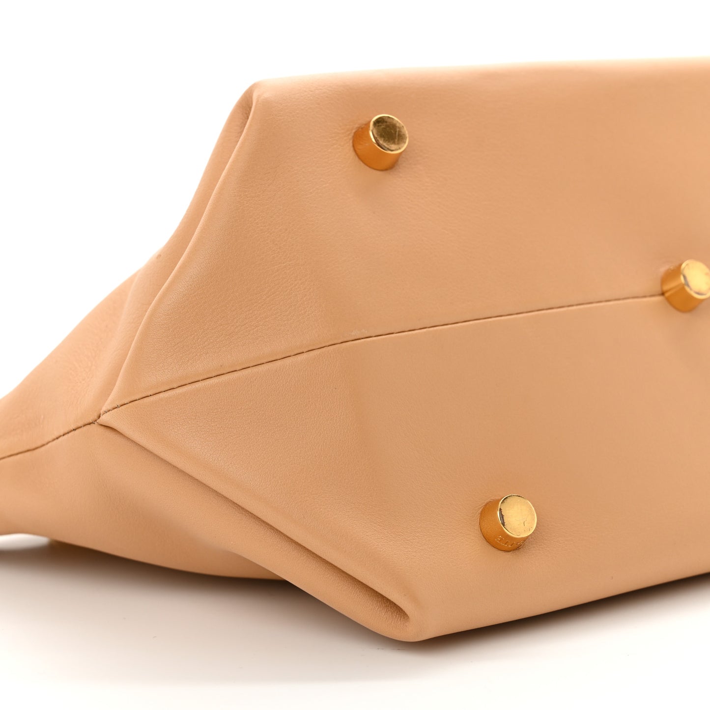 Smooth Calfskin Aimme Envelope Clutch Beige