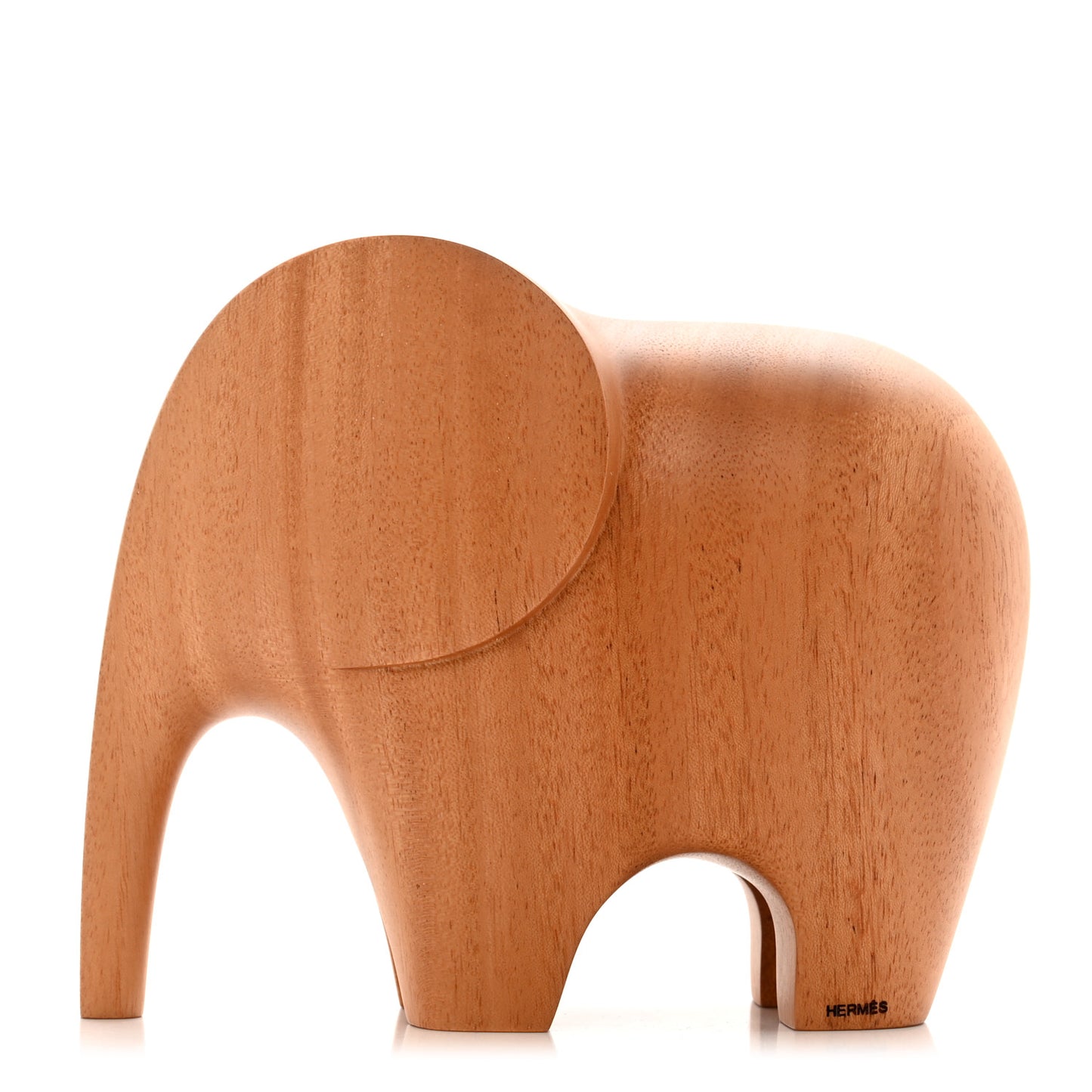 Mahogany Wood Elephant Lao Paperweight Naturel
