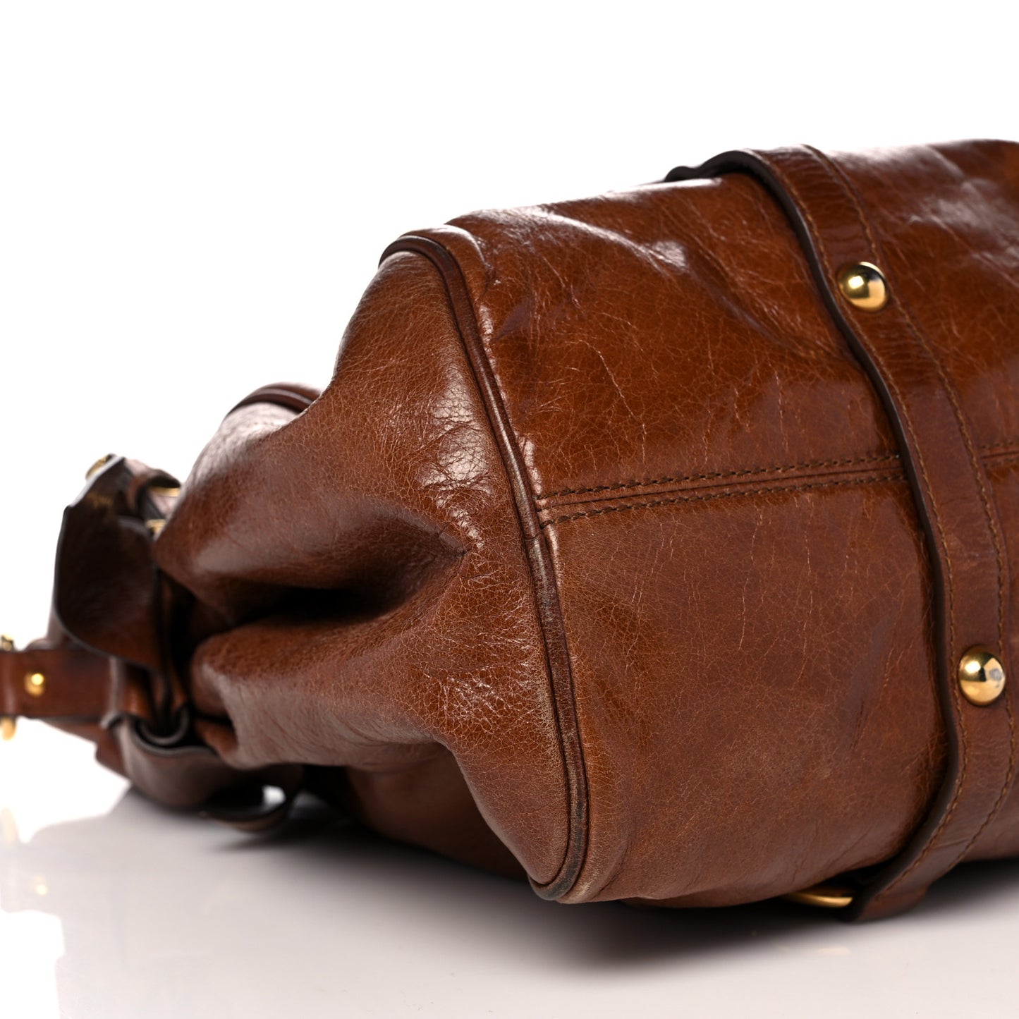 Vitello Lux Medium Bow Bag Palissandro