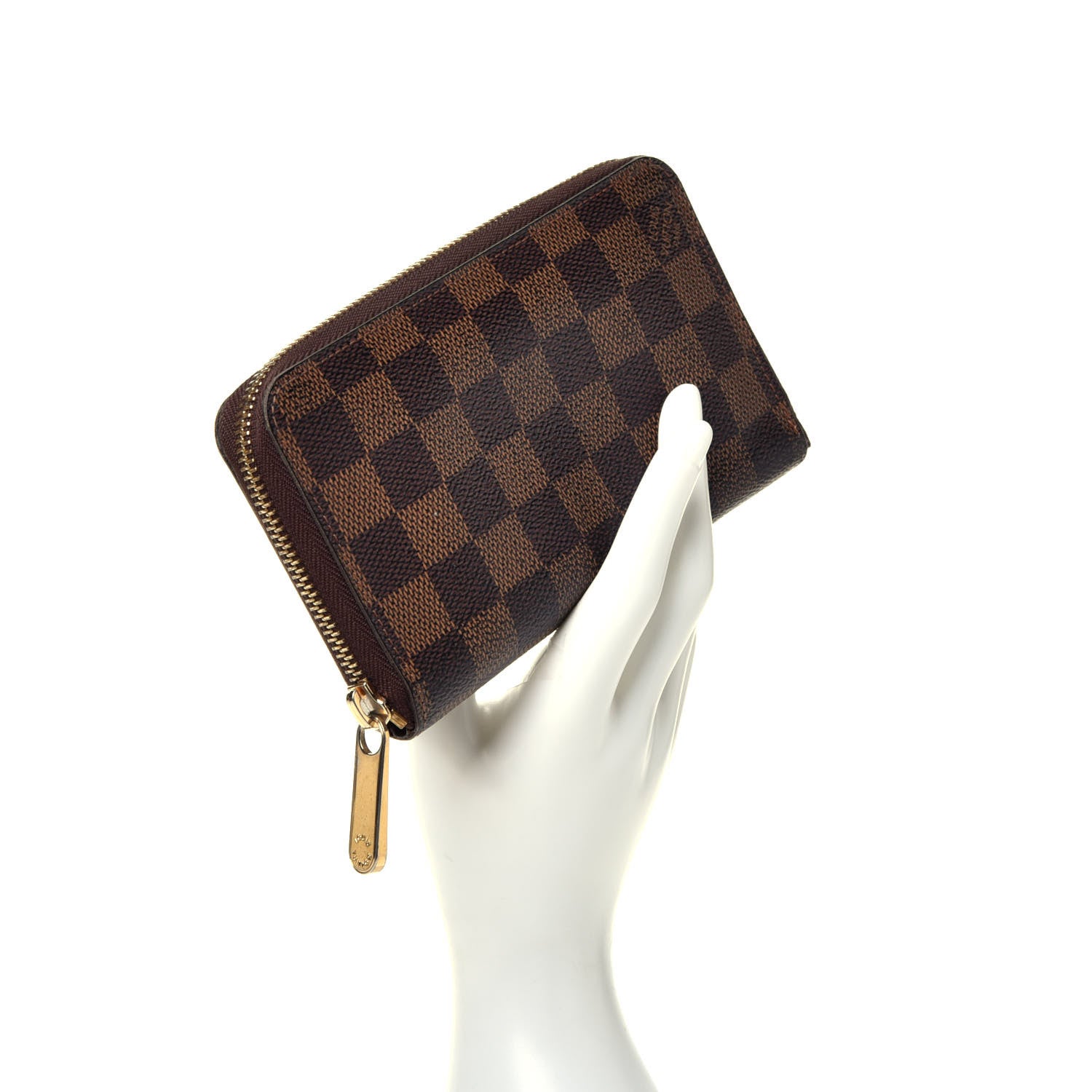 Louis Vuitton Damier Ebene Zippy Compact Wallet 2 of 7