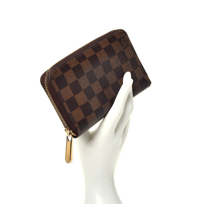 Louis Vuitton Damier Ebene Zippy Compact Wallet 2 of 7