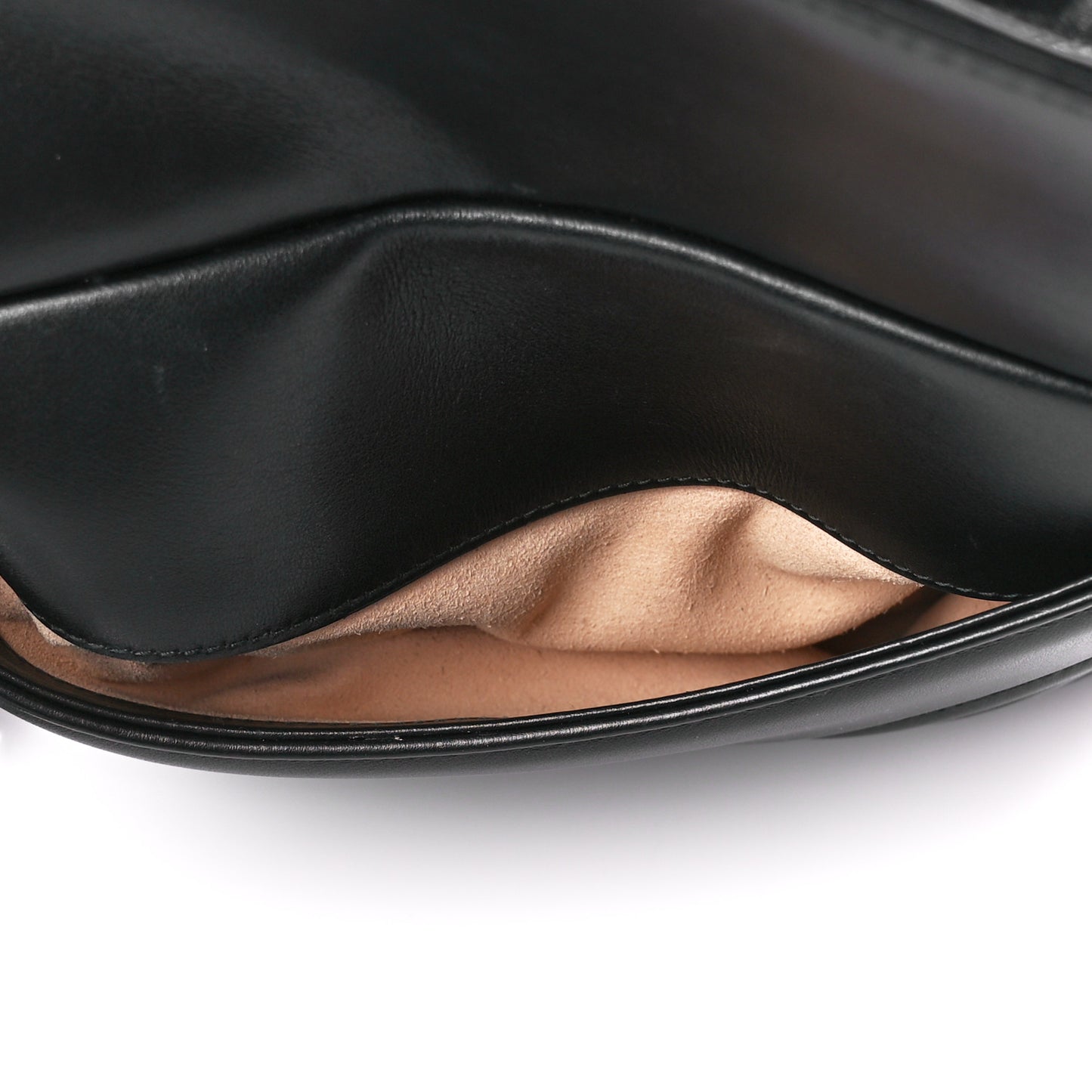 Calfskin Matelasse Sylvie Web Small GG Marmont Top Handle Shoulder Bag Black
