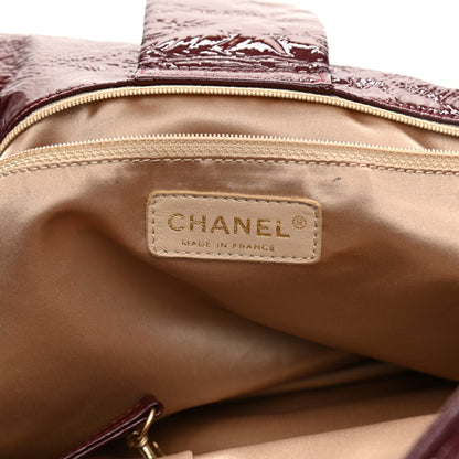 Chanel Vinyl XXL Rock and Chain Flap Bordeaux 5 of 9