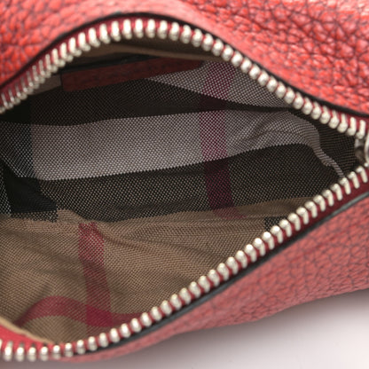 Burberry Grainy Calfskin Mini Rossett Bodybrit Biker Crossbody Red 5 of 9