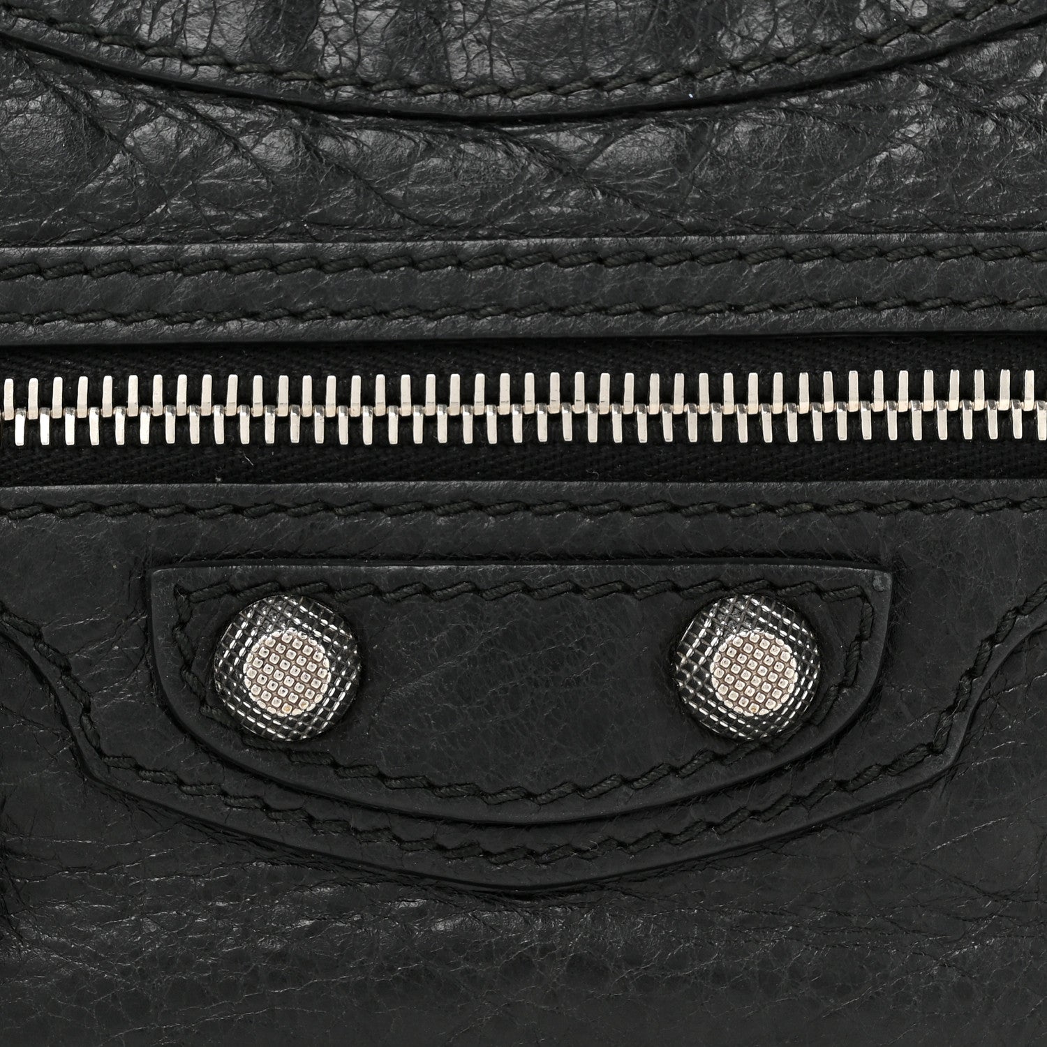 Balenciaga Agneau Giant 12 Silver Hardware Hip Black 8 of 15
