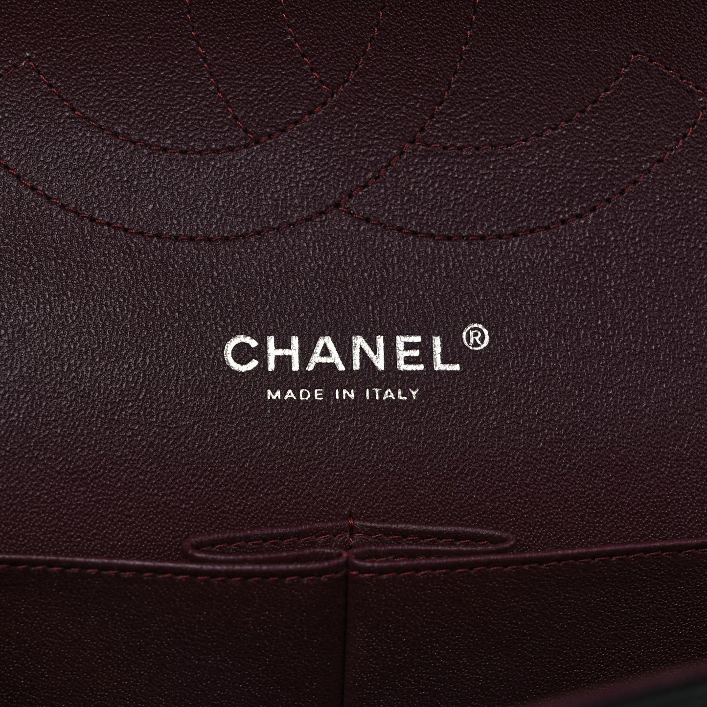 Lambskin Quilted Jumbo Double Flap Black