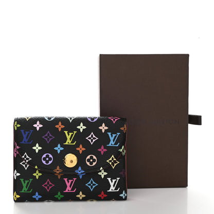 Louis Vuitton Monogram Multicolor Business Card Holder Black Grenade 7 of 7