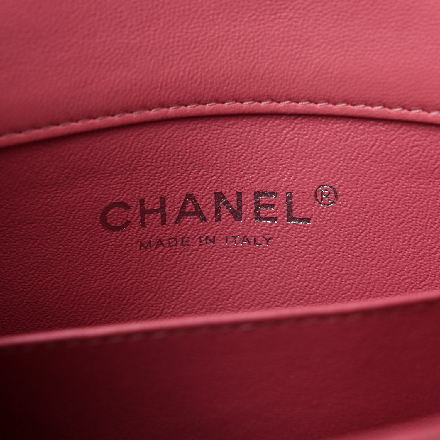 Chanel Lambskin Quilted Extra Mini Rectangular Flap Pink 6 of 14