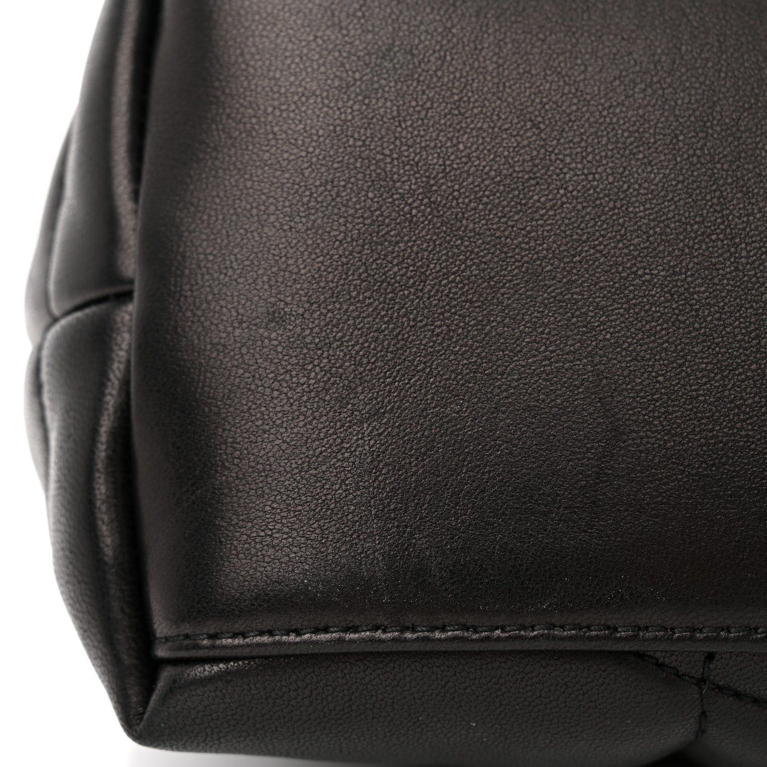 Saint Laurent Lambskin Quilted Small Loulou Puffer Monogram Chain Satchel Black 11 of 11