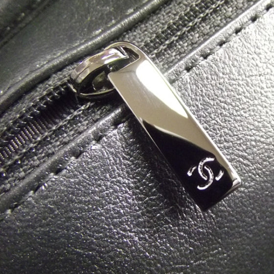 Metallic Aged Calfskin Quilted Large Reissue Camera Case Silver
