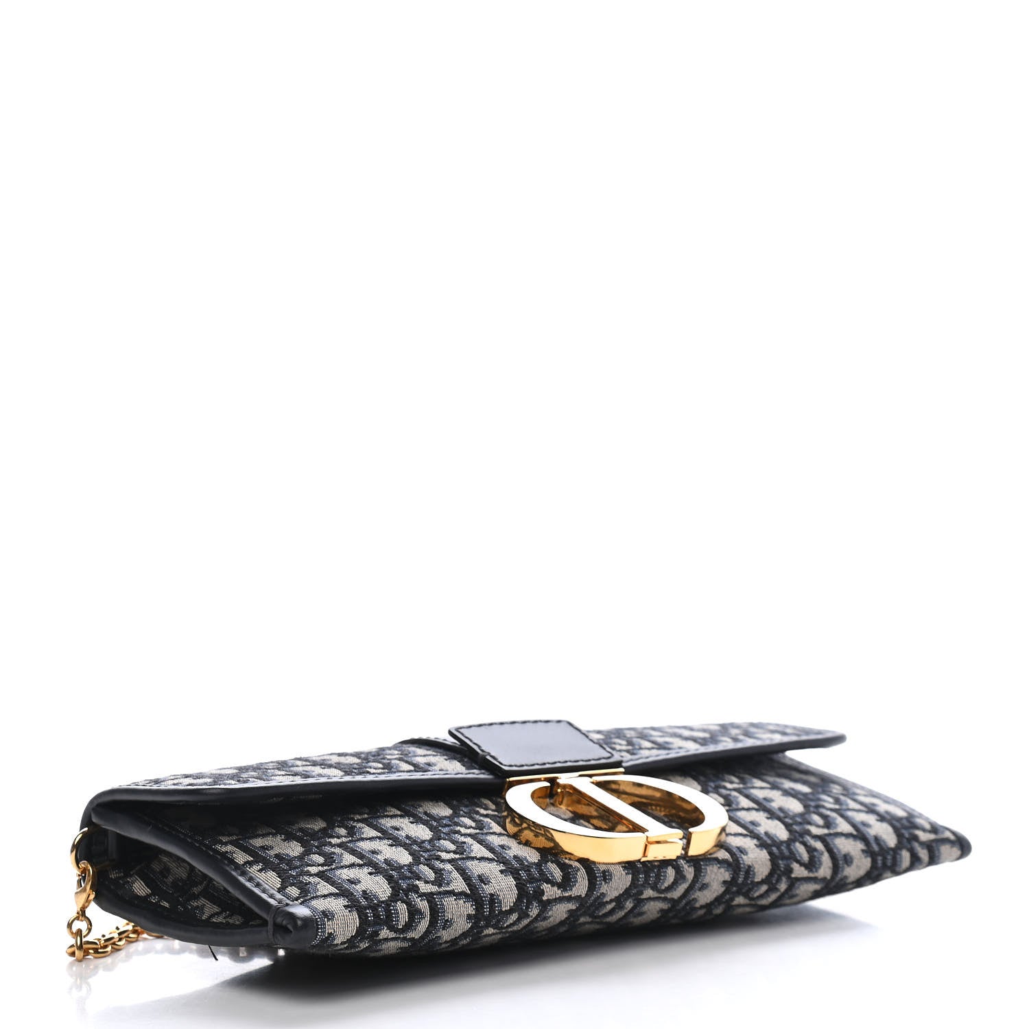 Christian Dior Oblique 30 Montaigne Chain Pouch Blue 4 of 9