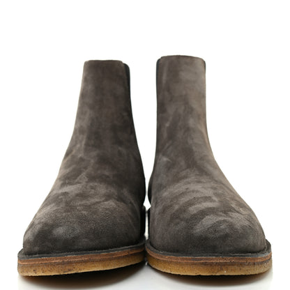 Saint Laurent Suede Mens Nevada Chelsea Boots 45 Bronze 2 of 7