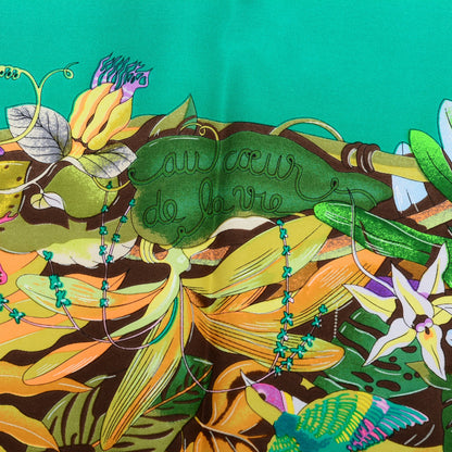 Hermes Silk Au Coeur de la Vie Scarf 90 4 of 7