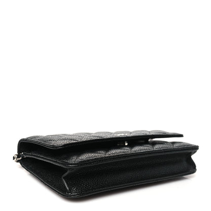 Chanel Caviar Quilted Wallet on Chain WOC Black 4 of 11