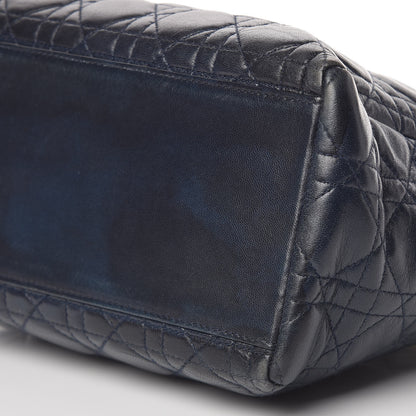 Christian Dior Lambskin Cannage Medium Lady Dior Indigo Blue 13 of 18
