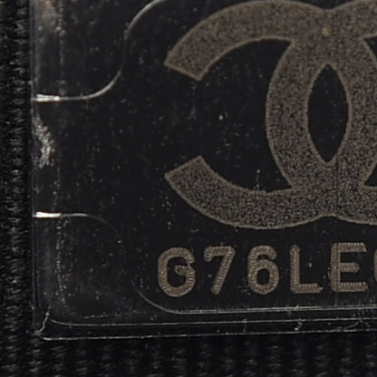 Chanel Caviar Quilted Wallet With Charms On Chain WOC Black 7 of 9