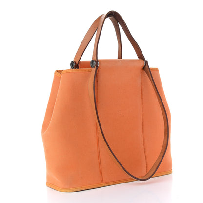 Hermes Toile Cabag 32 PM Orange 3 of 12