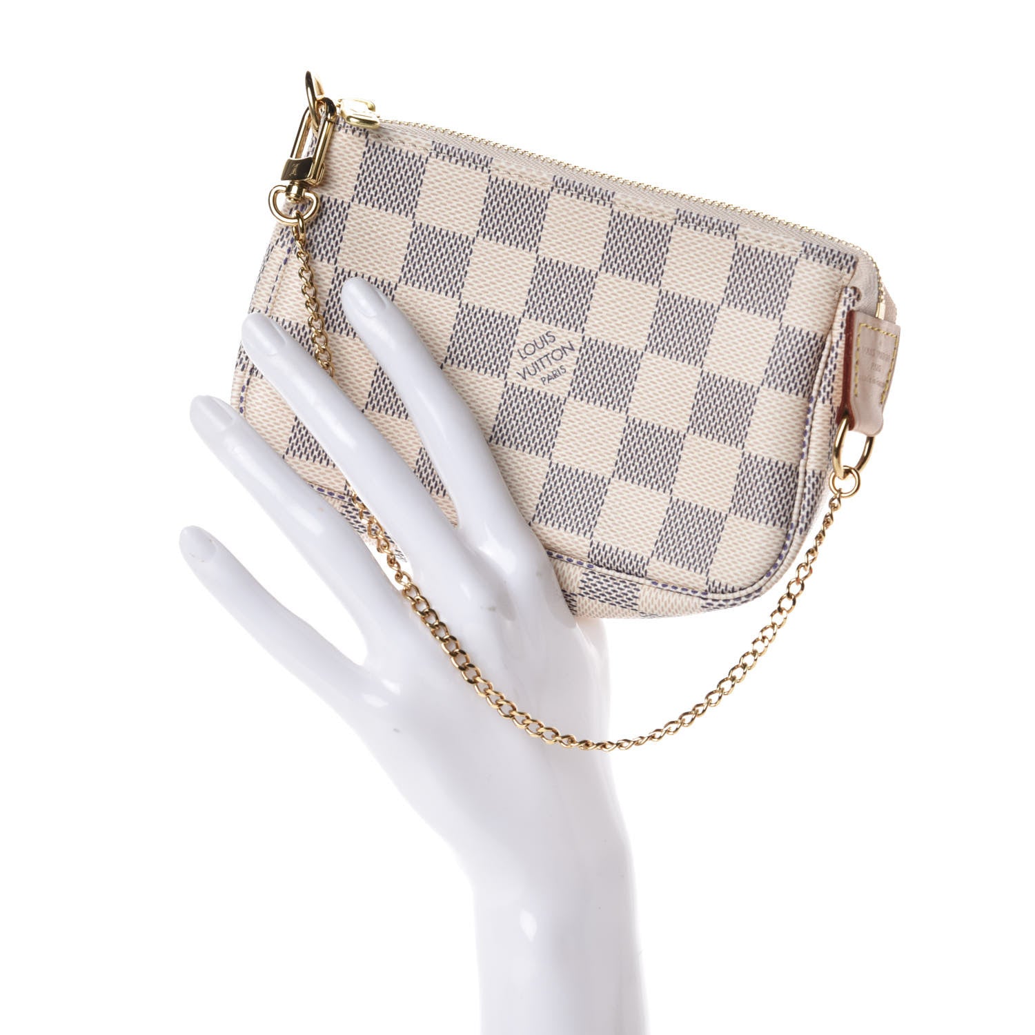 Louis Vuitton Damier Azur Mini Pochette Accessories 2 of 8