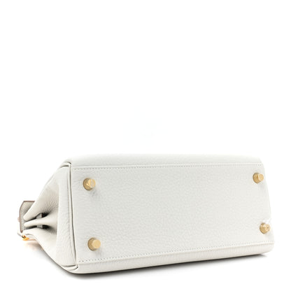 Hermes Togo Kelly Retourne 25 Gris Pale 5 of 9
