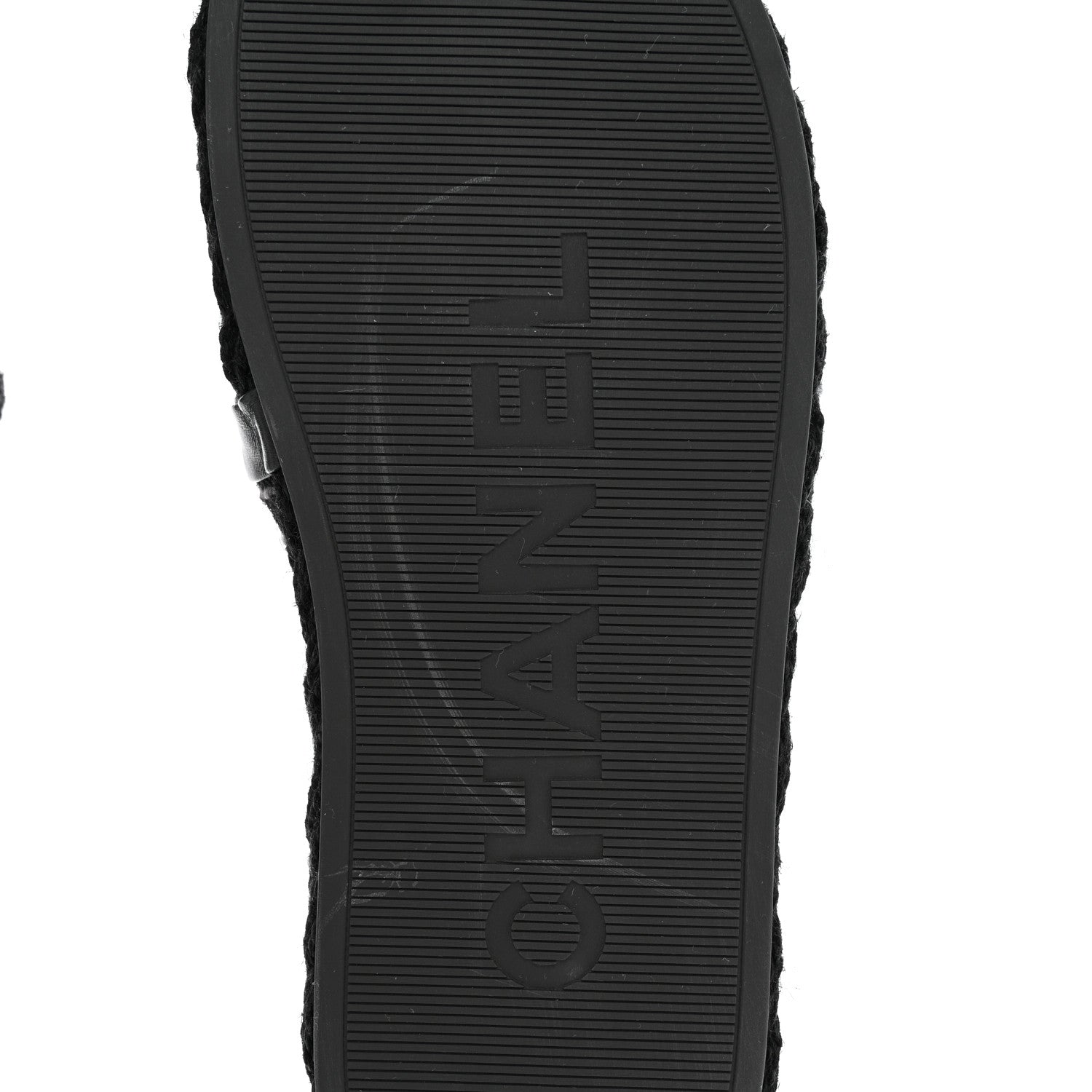 Chanel Knit Braided Slide Sandals 39 Black 8 of 10