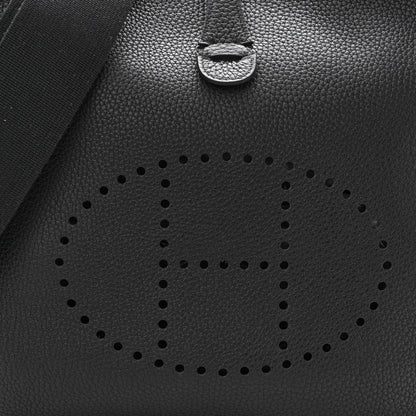 Hermes Taurillon Clemence Evelyne III PM Black 7 of 9