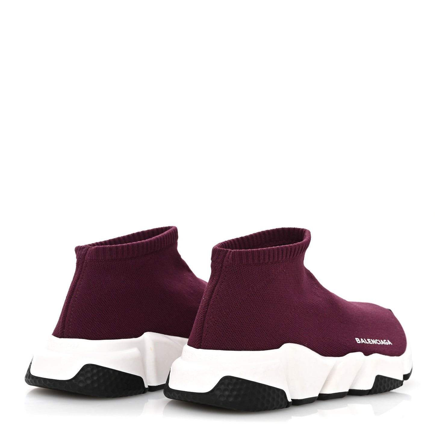 Neoprene Knit Womens Mid-Top Speed Sneakers 39 Prune White