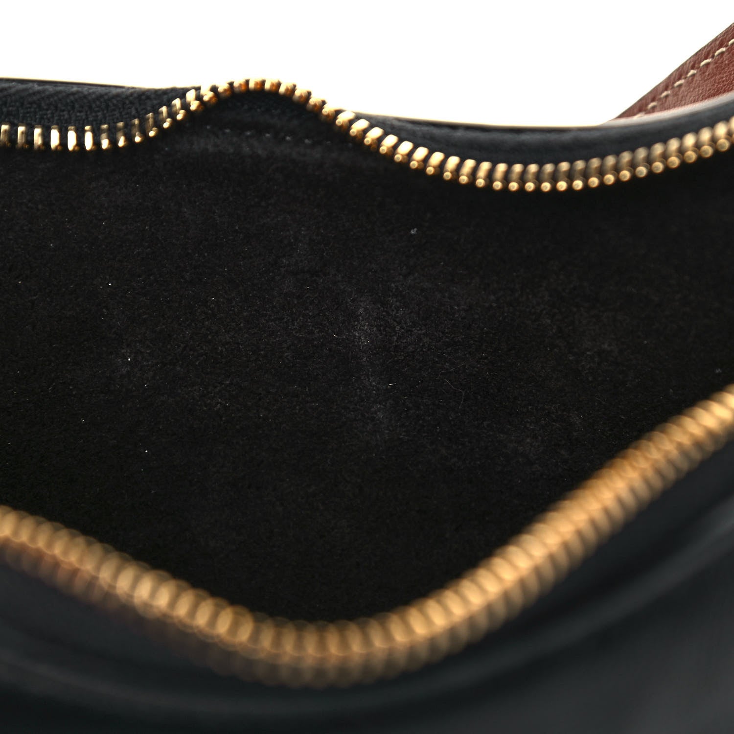 Celine Smooth Calfskin Medium Strap Ava Shoulder Bag Black Tan 11 of 11