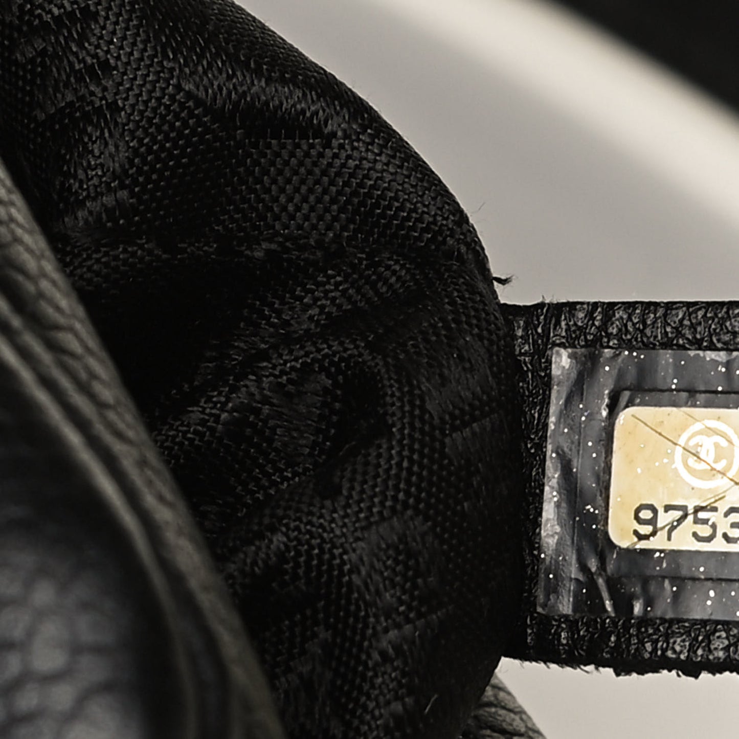 Caviar Square Stitched Tote Black