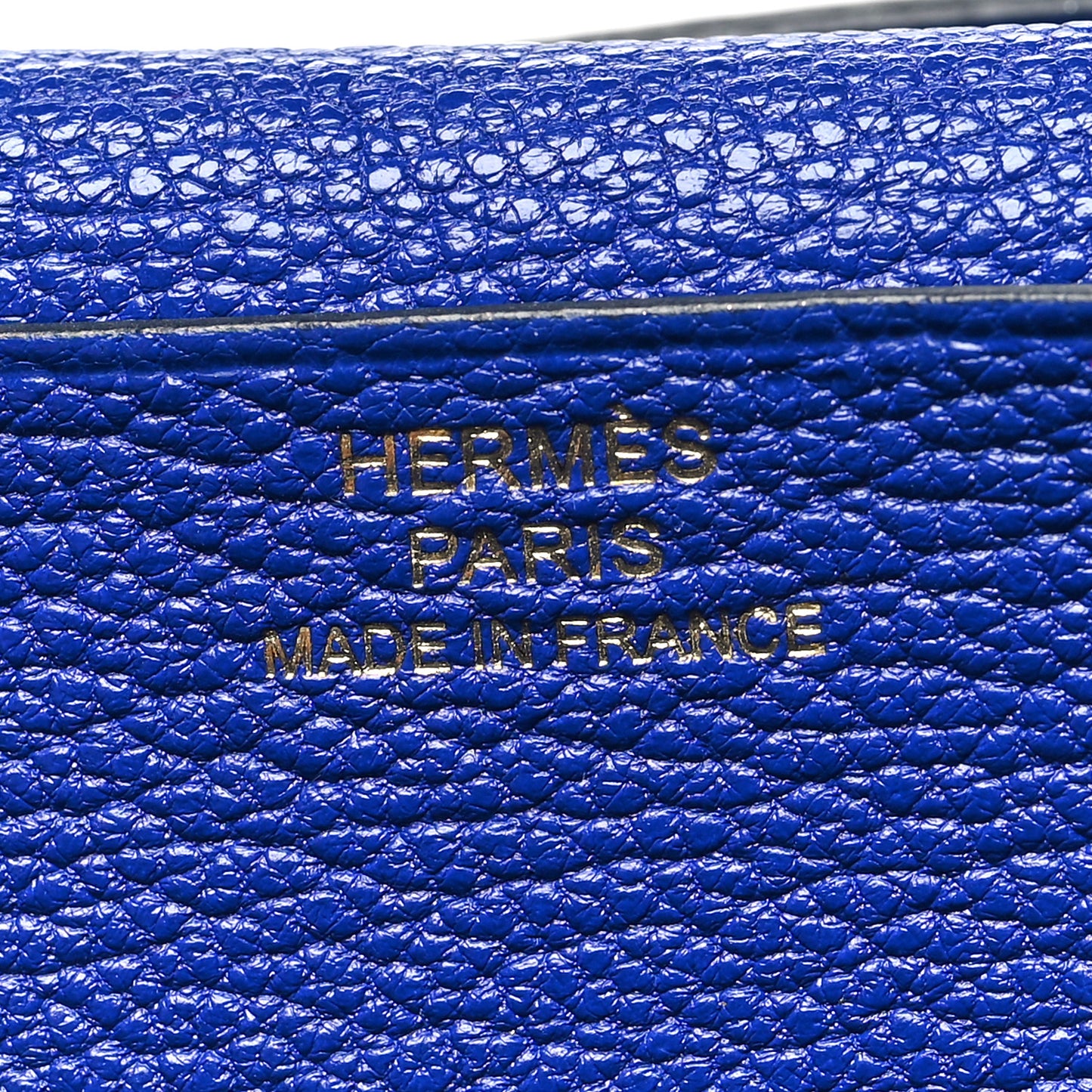Chevre Mysore Bearn Gusset Wallet Bleu Electrique