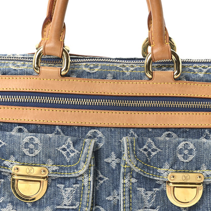 Louis Vuitton Monogram Denim Neo Speedy Blue 7 of 9