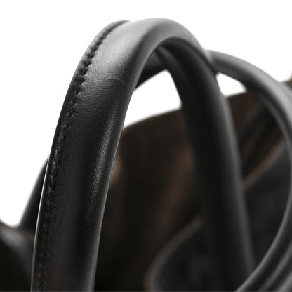 Bottega Veneta Calfskin Intrecciato Pinacoteca Reversible Tote Black Fondant 11 of 11