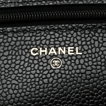 Chanel Caviar Quilted Wallet on Chain WOC Black 6 of 11