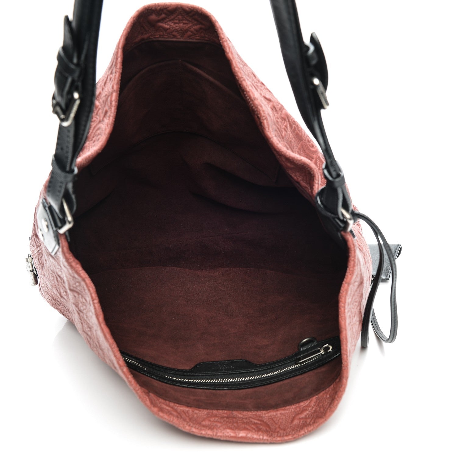 Louis Vuitton Monogram Lambskin Antheia Hobo PM Framboise 5 of 7