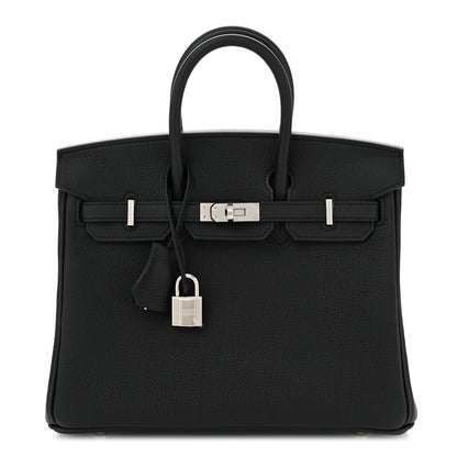 Hermes Togo Birkin 25 Black 1 of 11