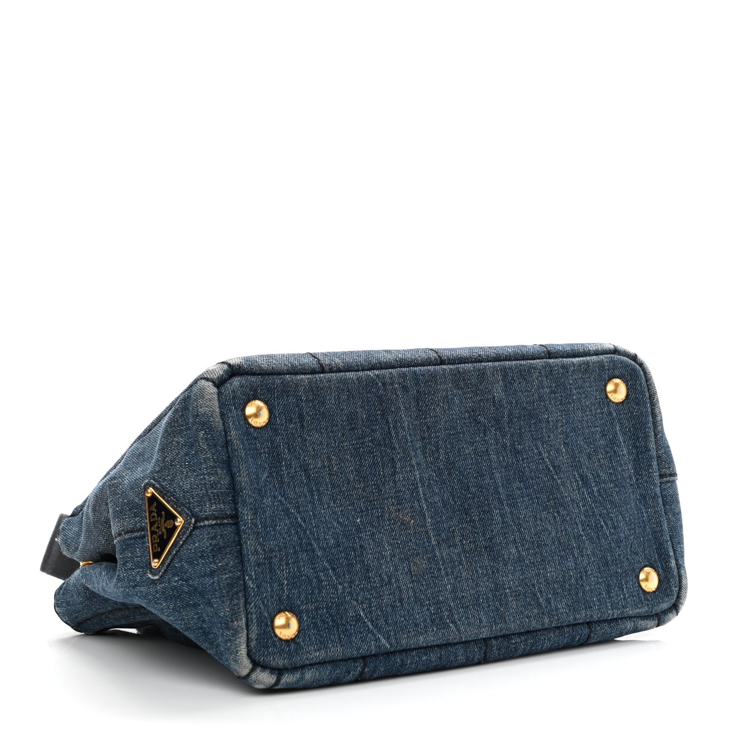 Denim Small Logo Tote Avio