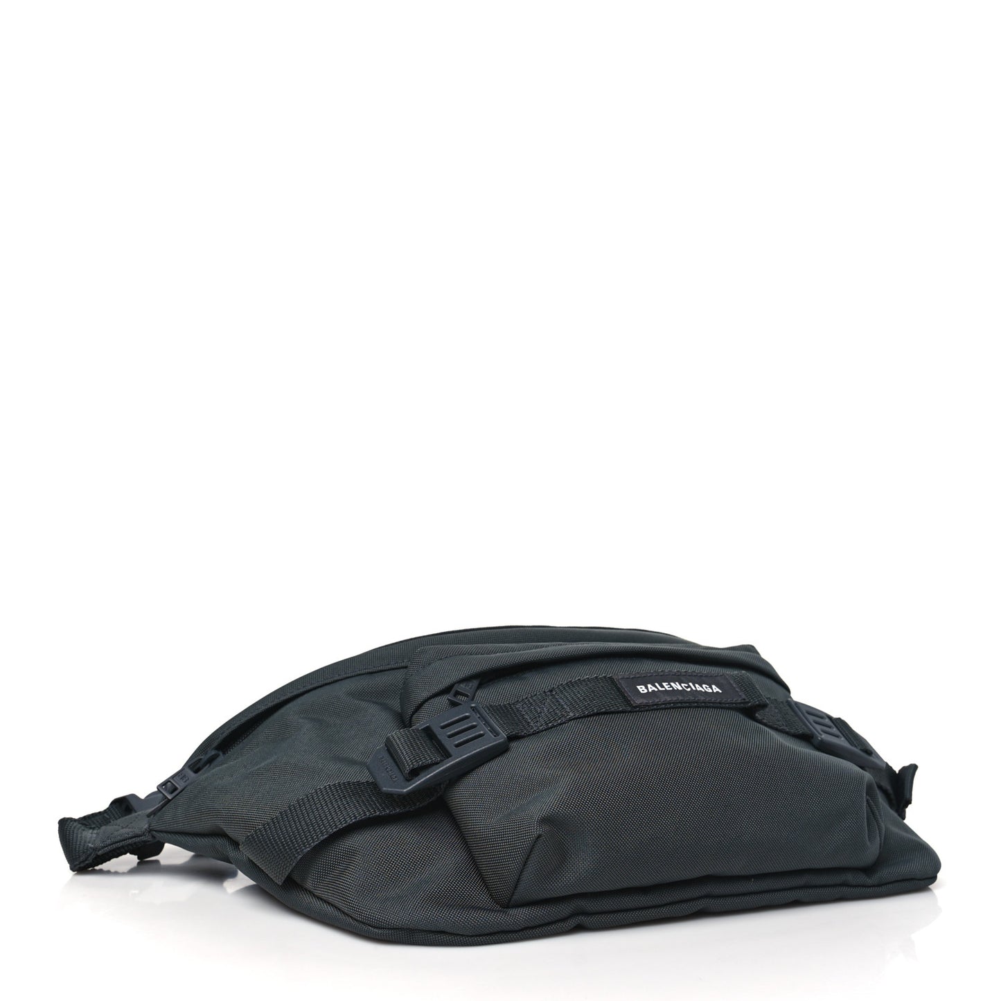 Recycled Casual Nylon Large Army Beltpack Dark Grey