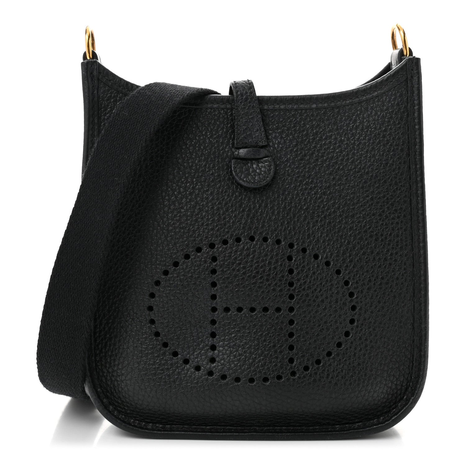 Hermes Taurillon Clemence Evelyne TPM Black 1 of 10