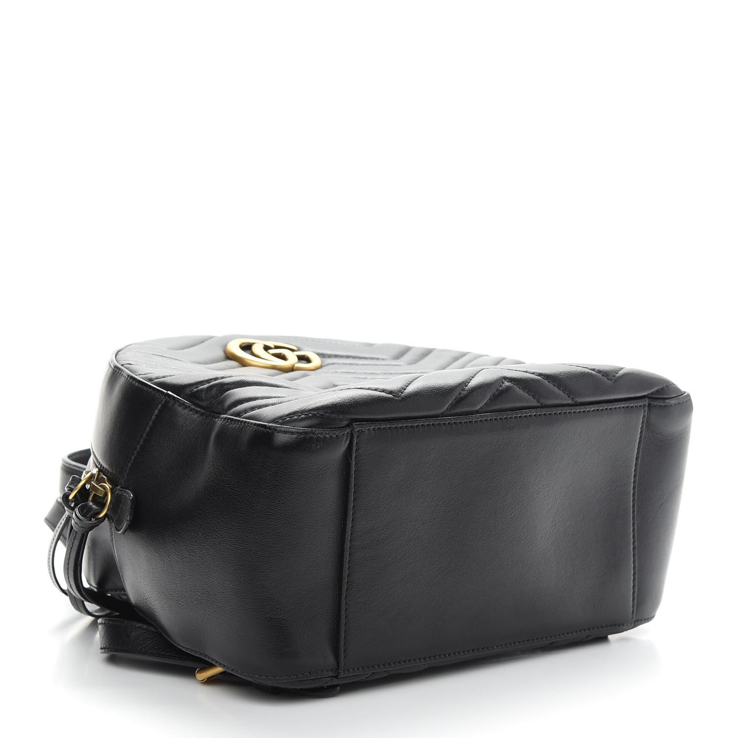 Calfskin Matelasse GG Marmont Dome Backpack Black