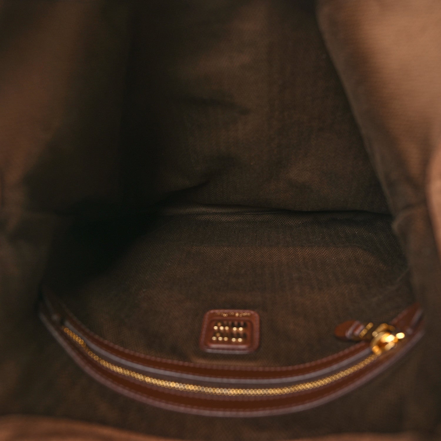 Miu Miu Camoscio Ivy Tote Cacao 5 of 9