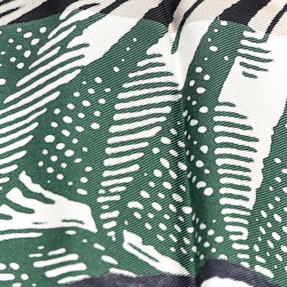 Hermes Silk Cavalier En Formes Scarf 90 Creme Vert Jaune Vif 26 of 30